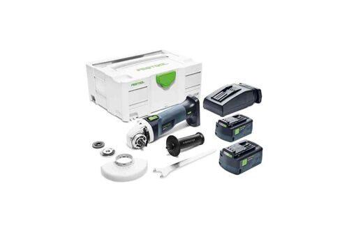 Аккумуляторная углошлифовальная машина FESTOOL AGC 18-125 Li5.2 EB-Plus 575344